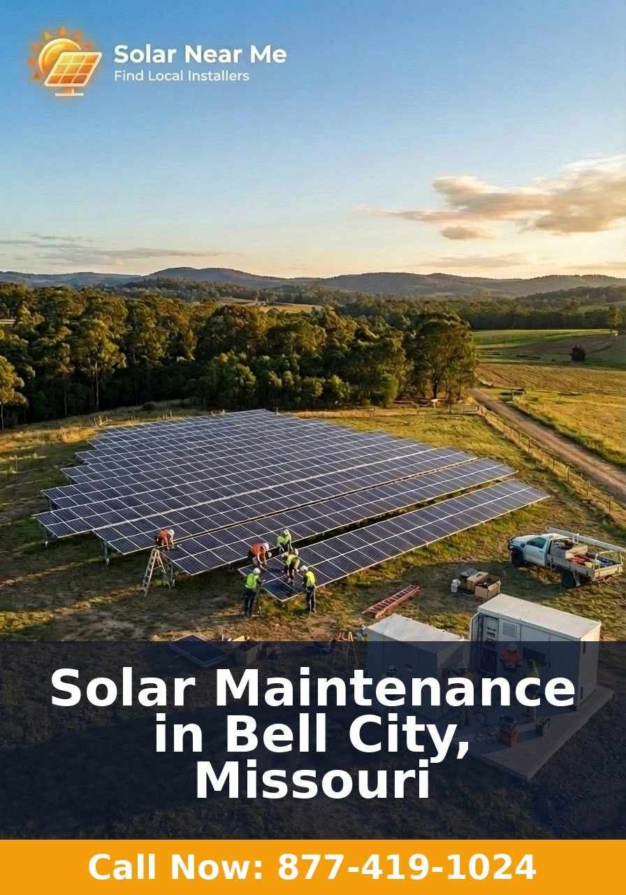 Solar Maintenance in Bell City, Missouri