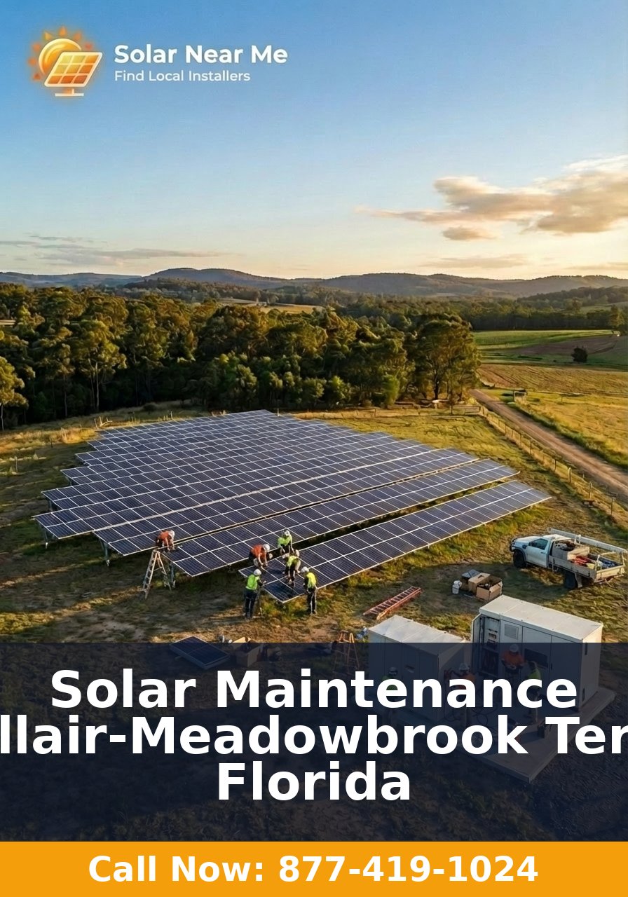 Solar Maintenance in Bellair-Meadowbrook Terrace, Florida