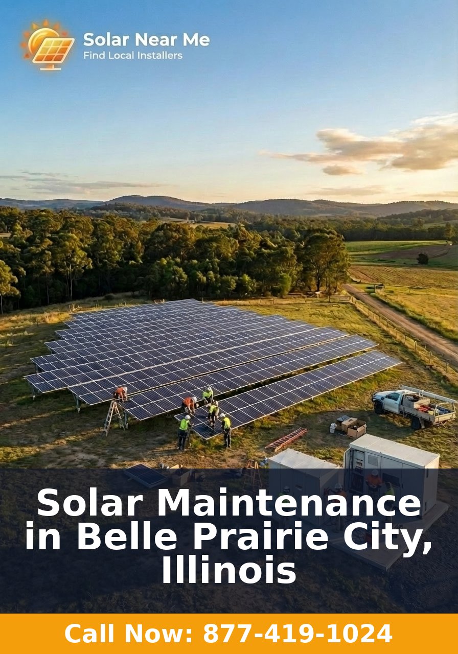 Solar Maintenance in Belle Prairie City, Illinois