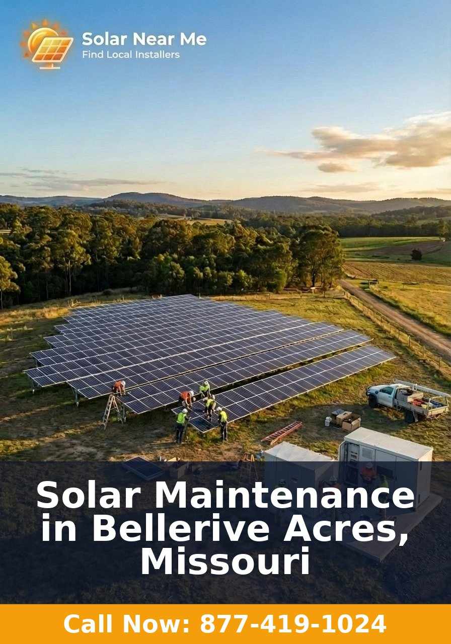 Solar Maintenance in Bellerive Acres, Missouri
