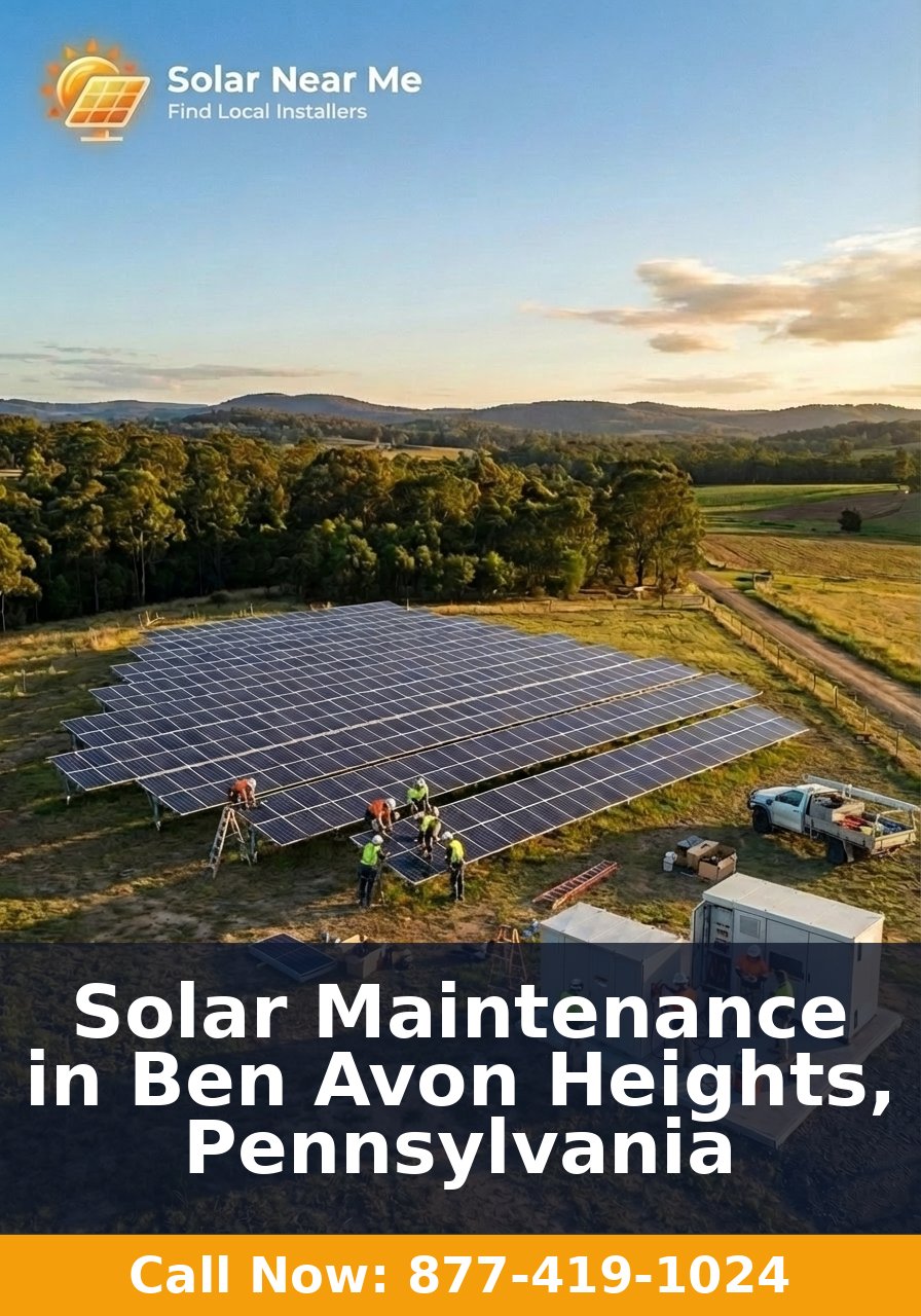 Solar Maintenance in Ben Avon Heights, Pennsylvania