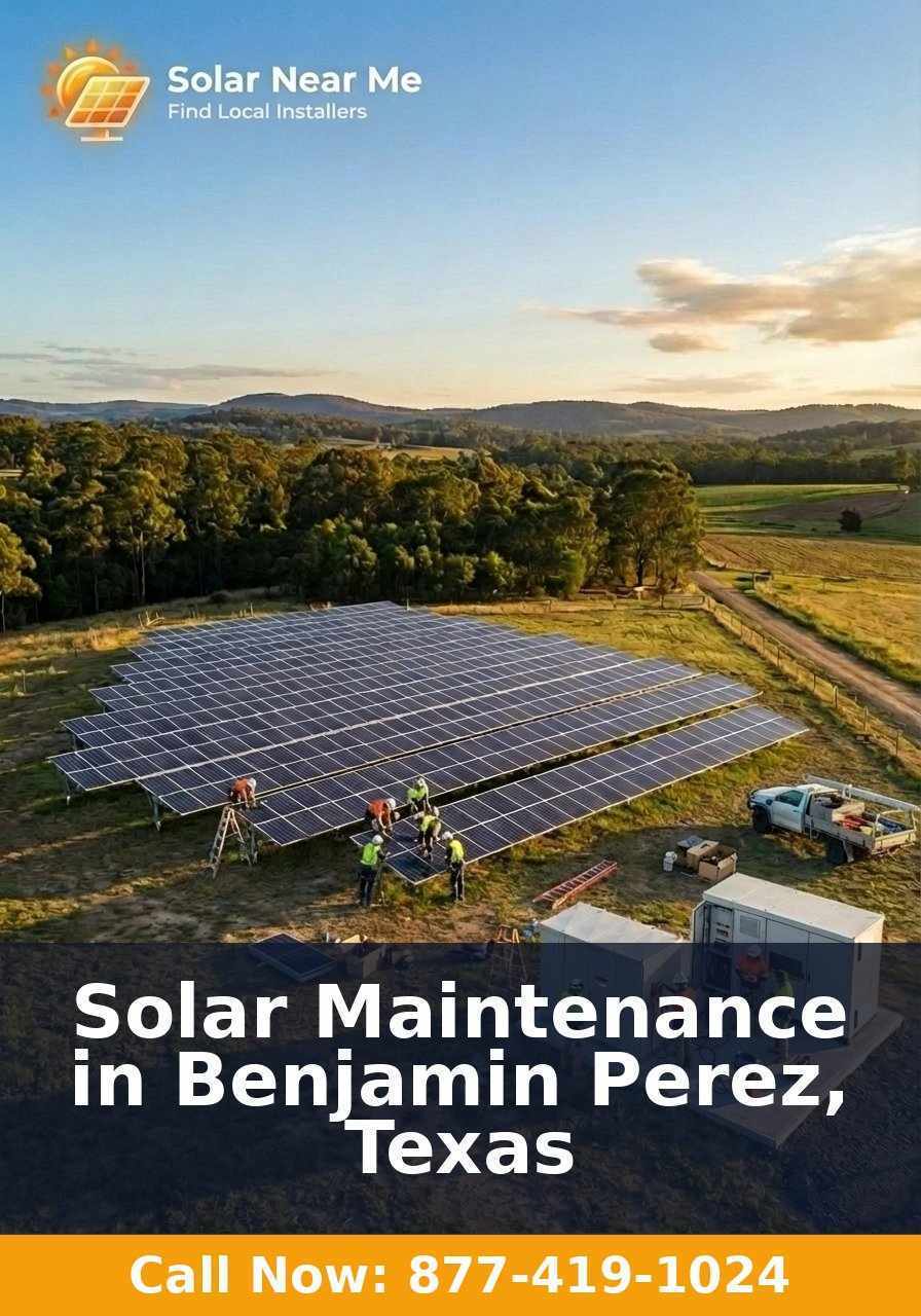 Solar Maintenance in Benjamin Perez, Texas