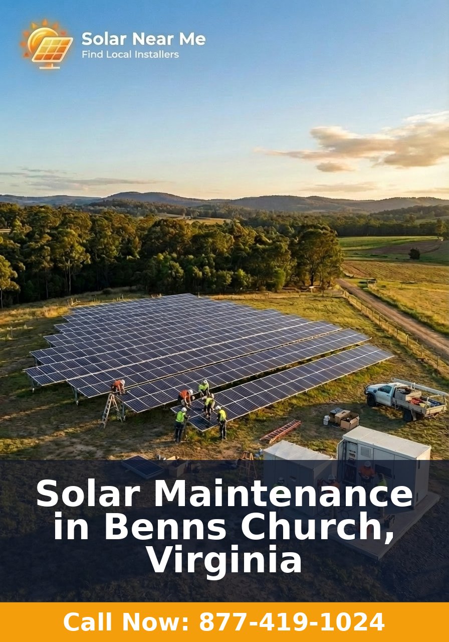 Solar Maintenance in Benns Church, Virginia