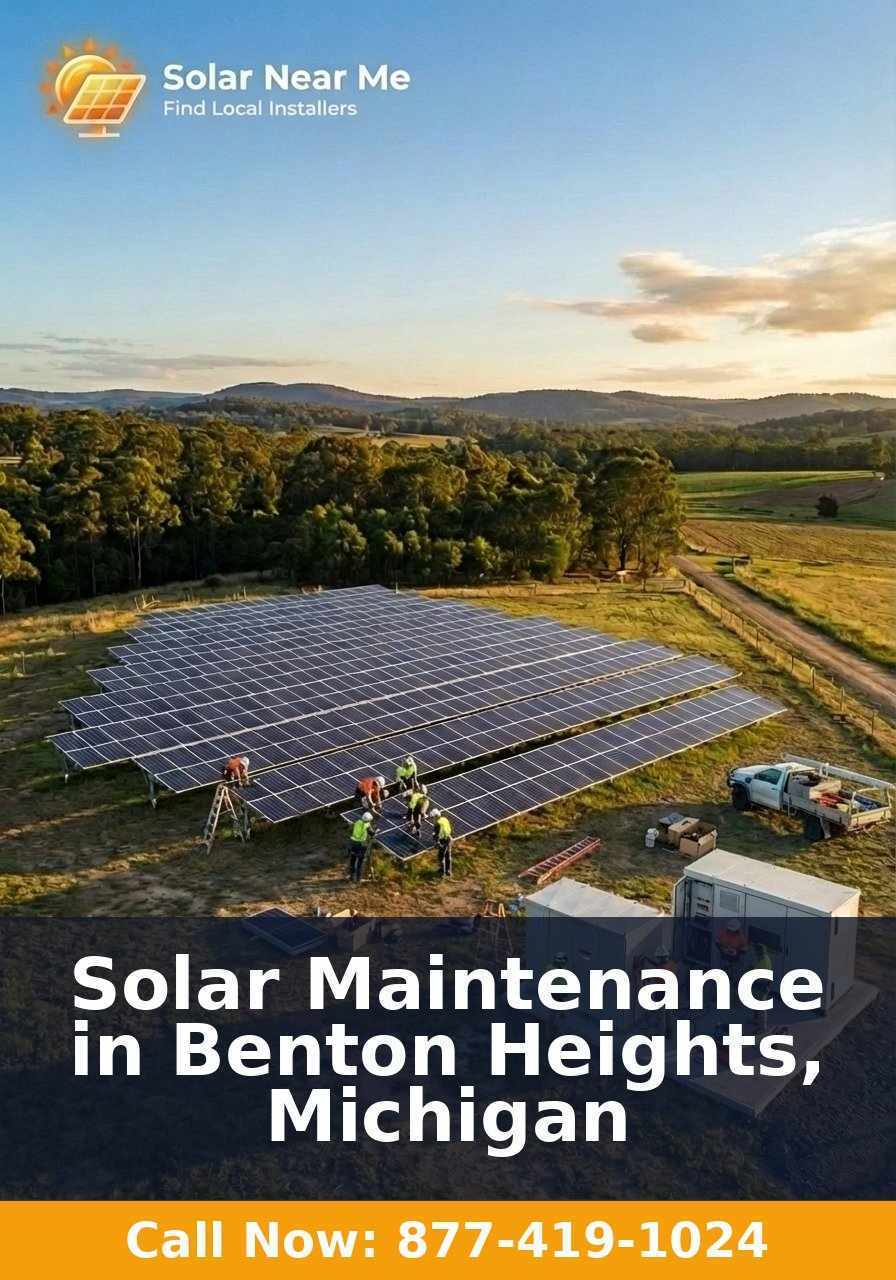 Solar Maintenance in Benton Heights, Michigan