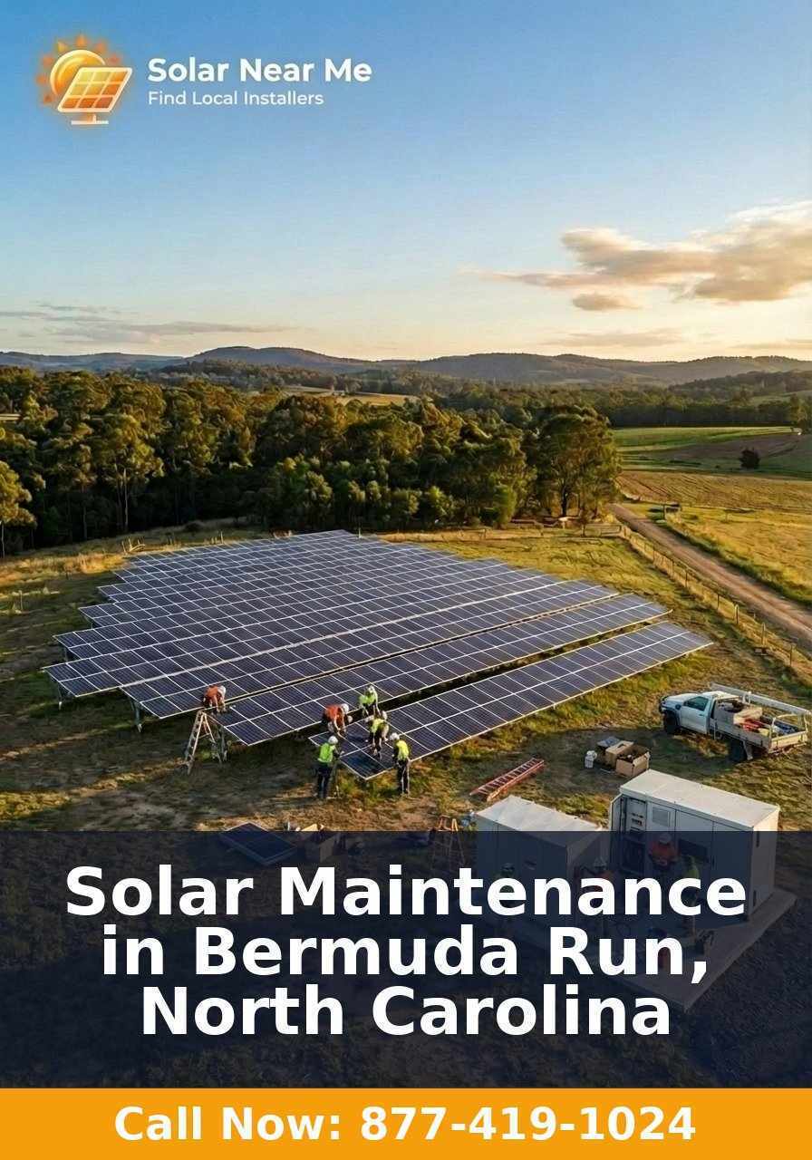 Solar Maintenance in Bermuda Run, North Carolina