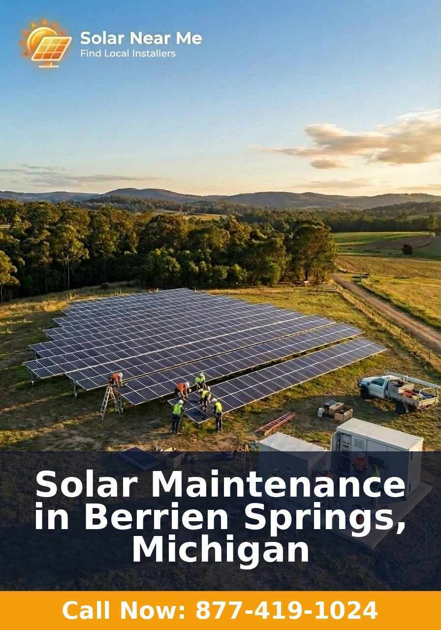 Solar Maintenance in Berrien Springs, Michigan