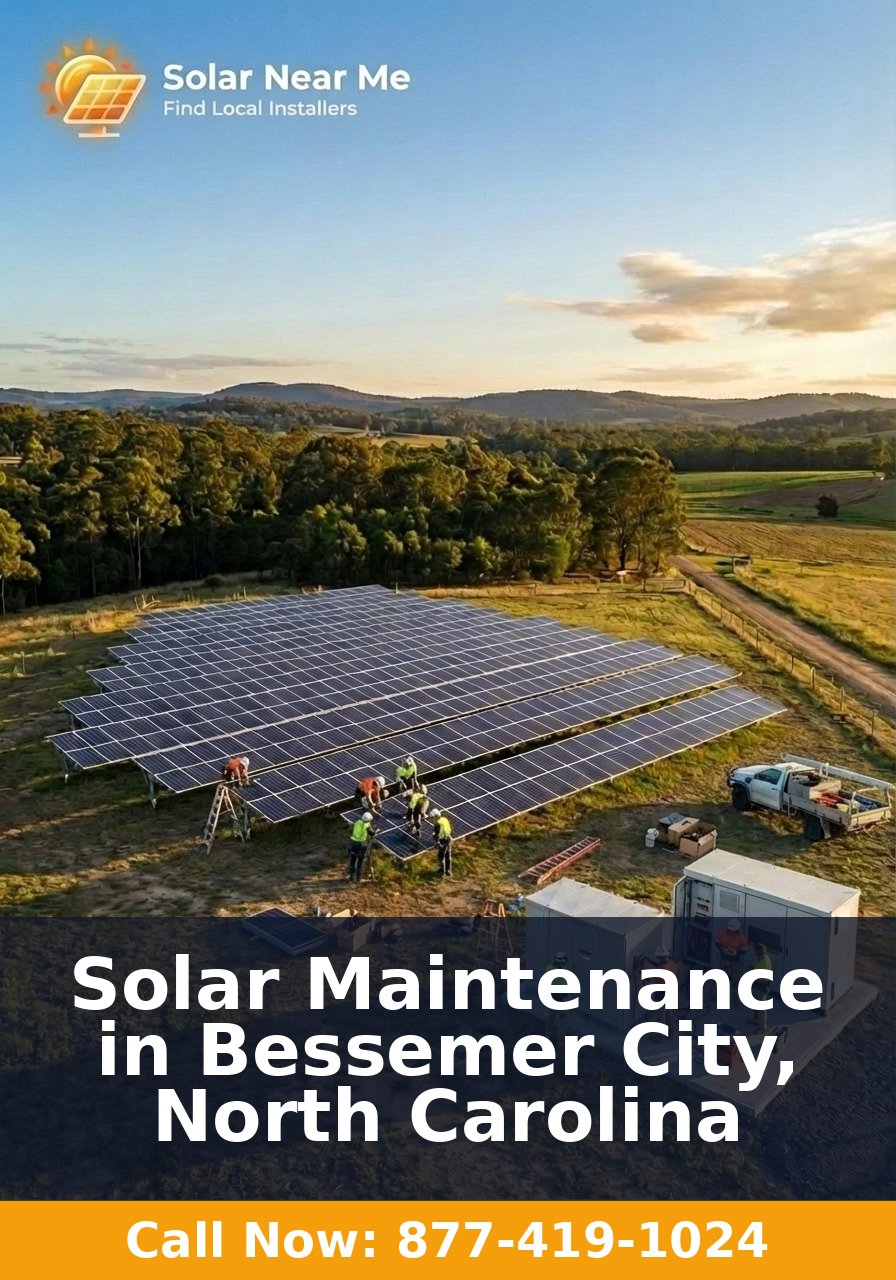 Solar Maintenance in Bessemer City, North Carolina