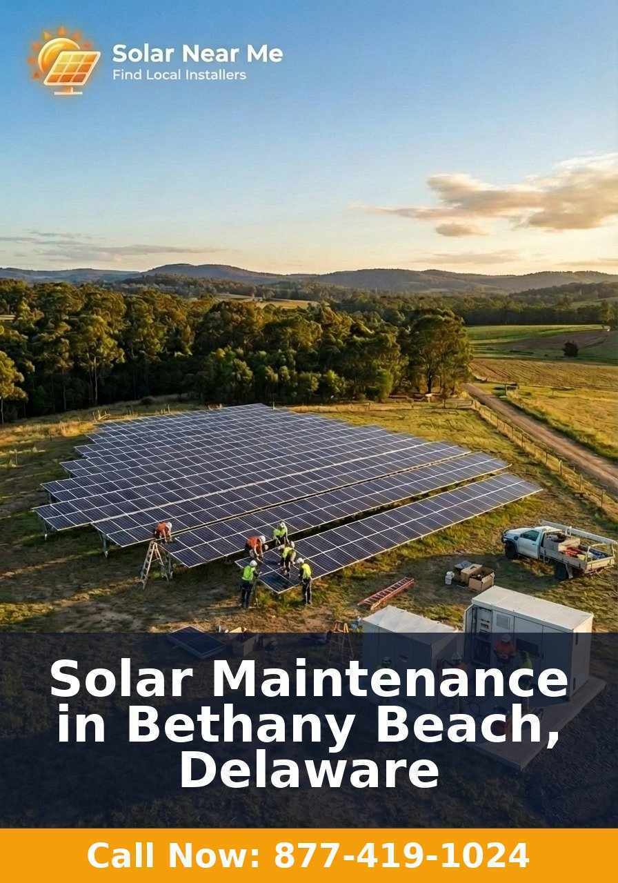 Solar Maintenance in Bethany Beach, Delaware
