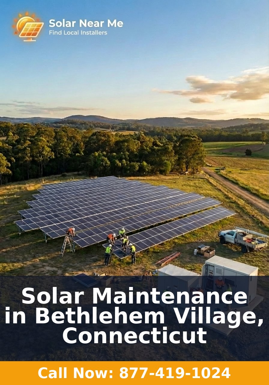 Solar Maintenance in Bethlehem Village, Connecticut