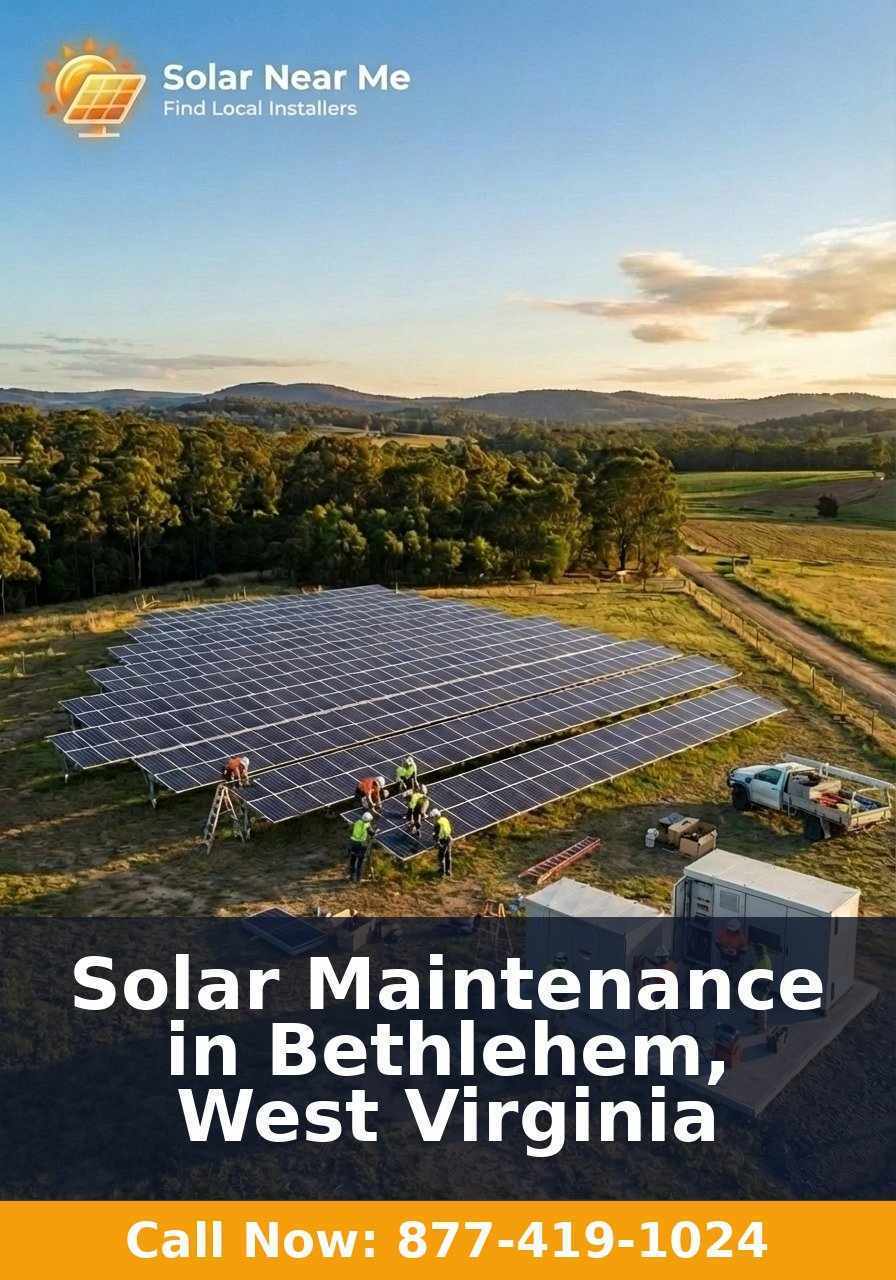 Solar Maintenance in Bethlehem, West Virginia