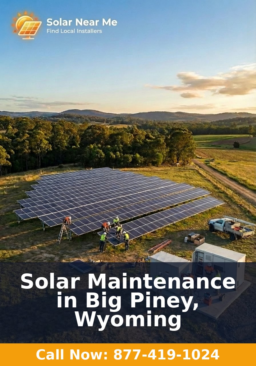 Solar Maintenance in Big Piney, Wyoming