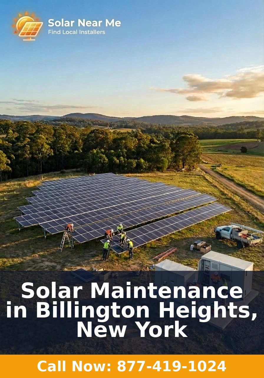 Solar Maintenance in Billington Heights, New York