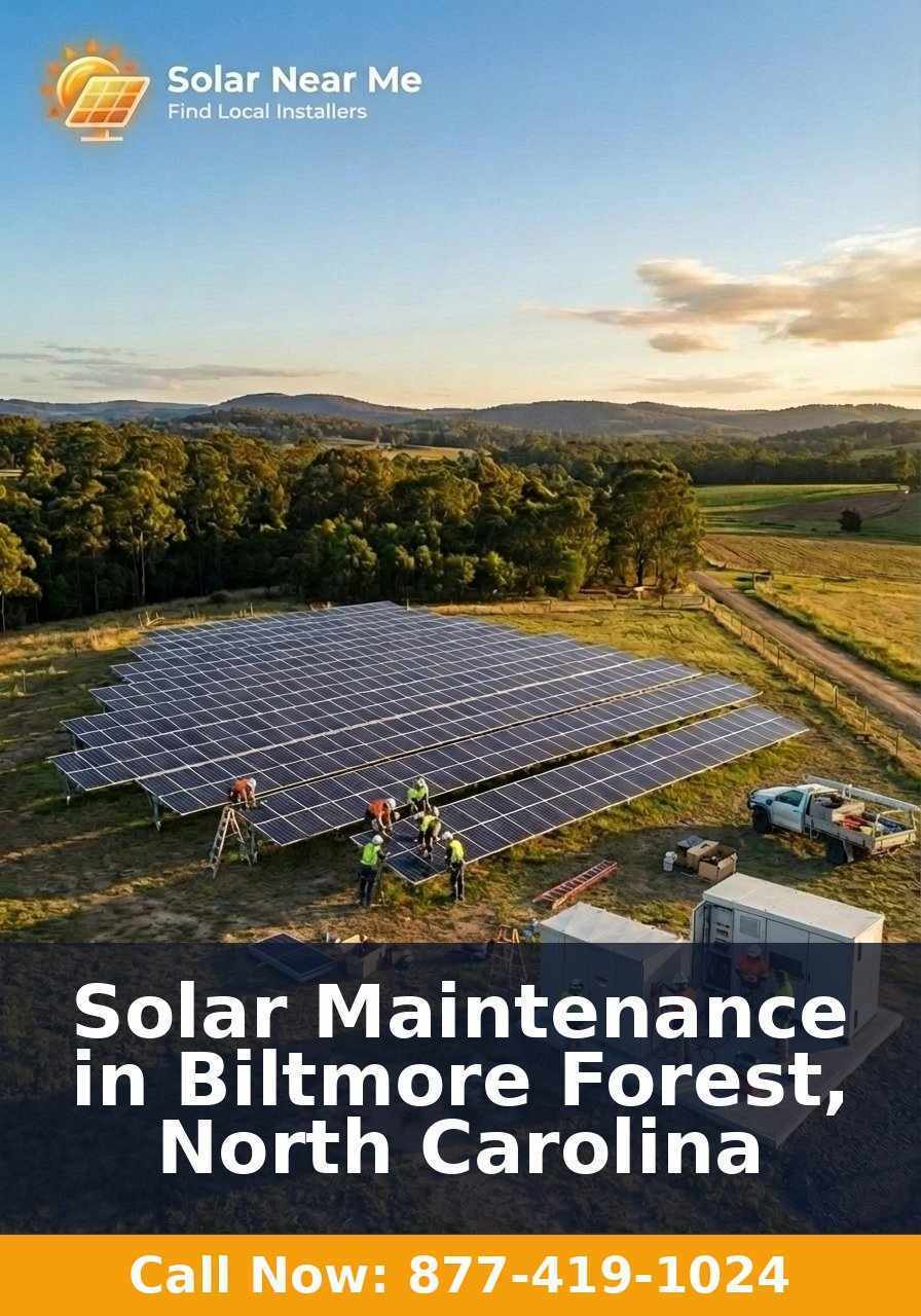 Solar Maintenance in Biltmore Forest, North Carolina