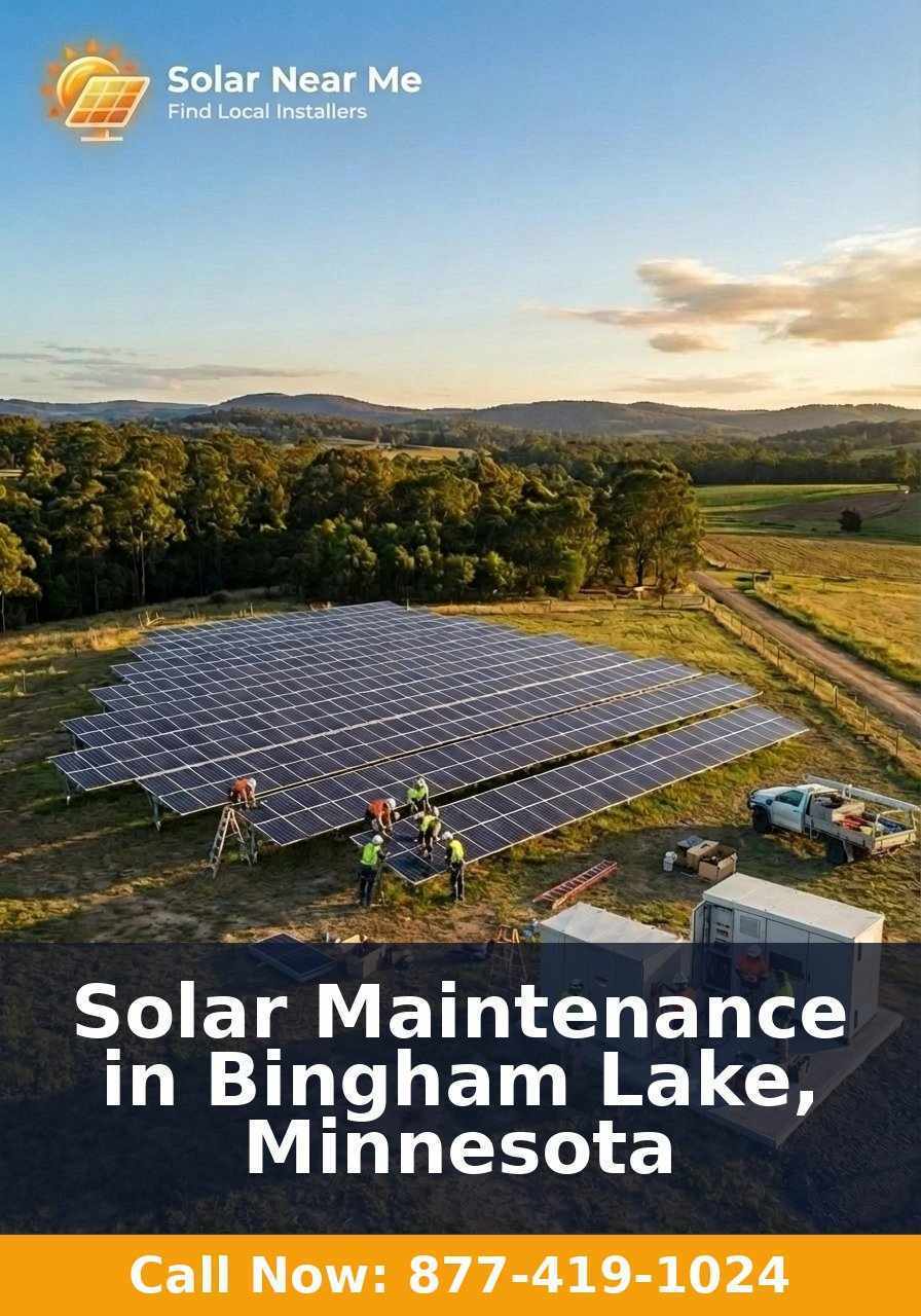 Solar Maintenance in Bingham Lake, Minnesota
