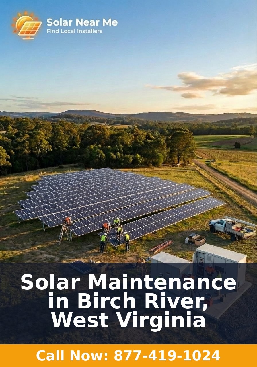 Solar Maintenance in Birch River, West Virginia