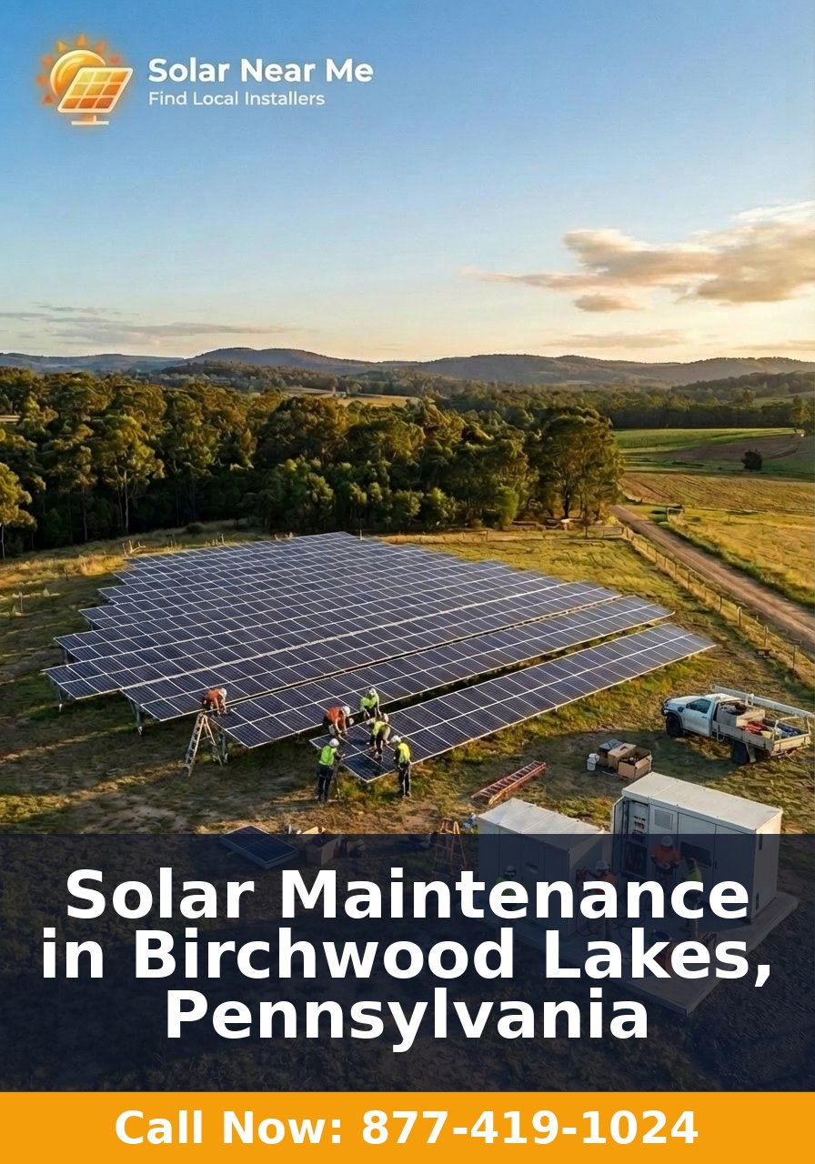 Solar Maintenance in Birchwood Lakes, Pennsylvania