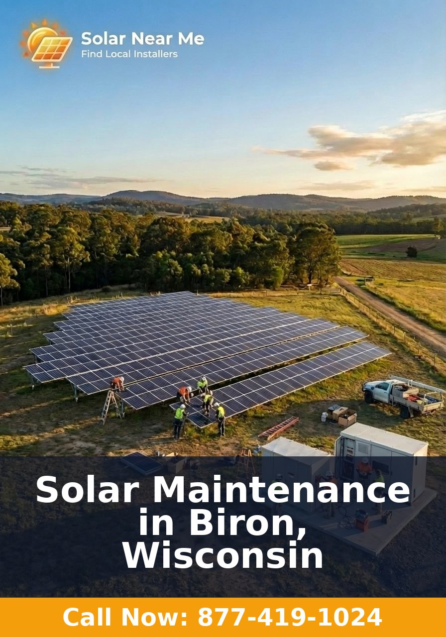 Solar Maintenance in Biron, Wisconsin