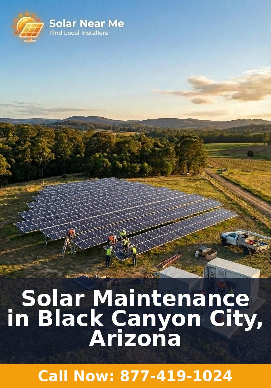 Solar Maintenance in Black Canyon City, Arizona