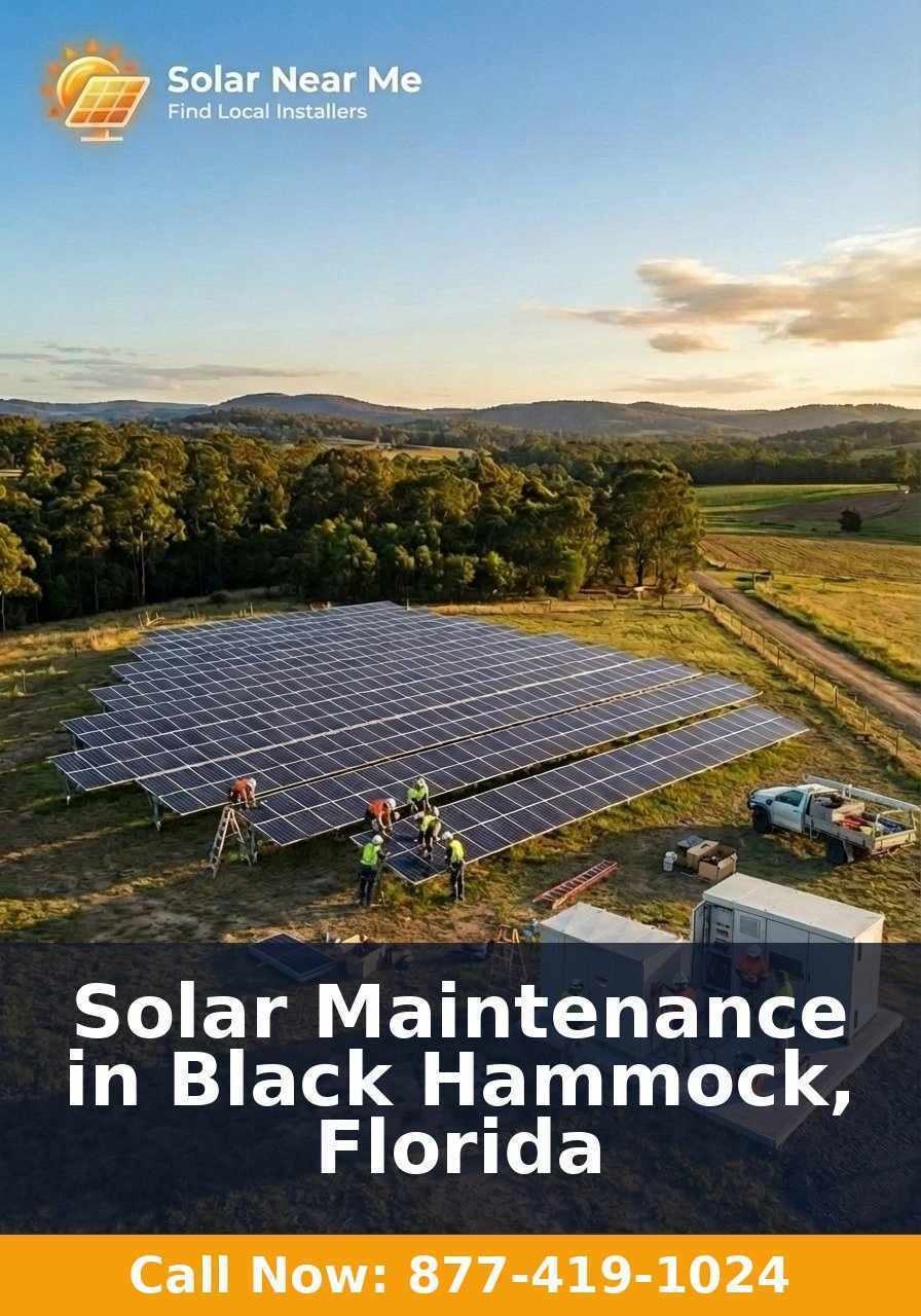 Solar Maintenance in Black Hammock, Florida