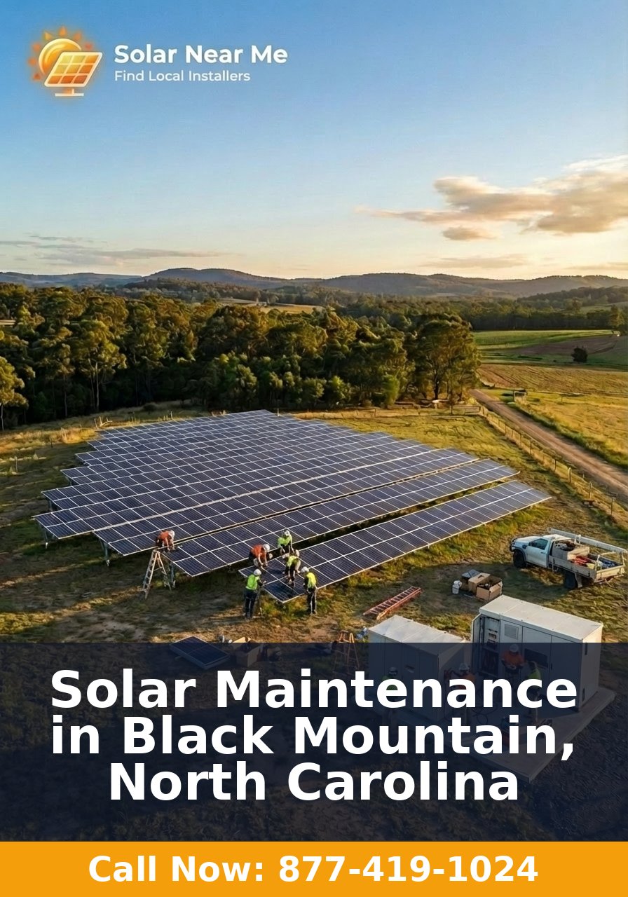 Solar Maintenance in Black Mountain, North Carolina