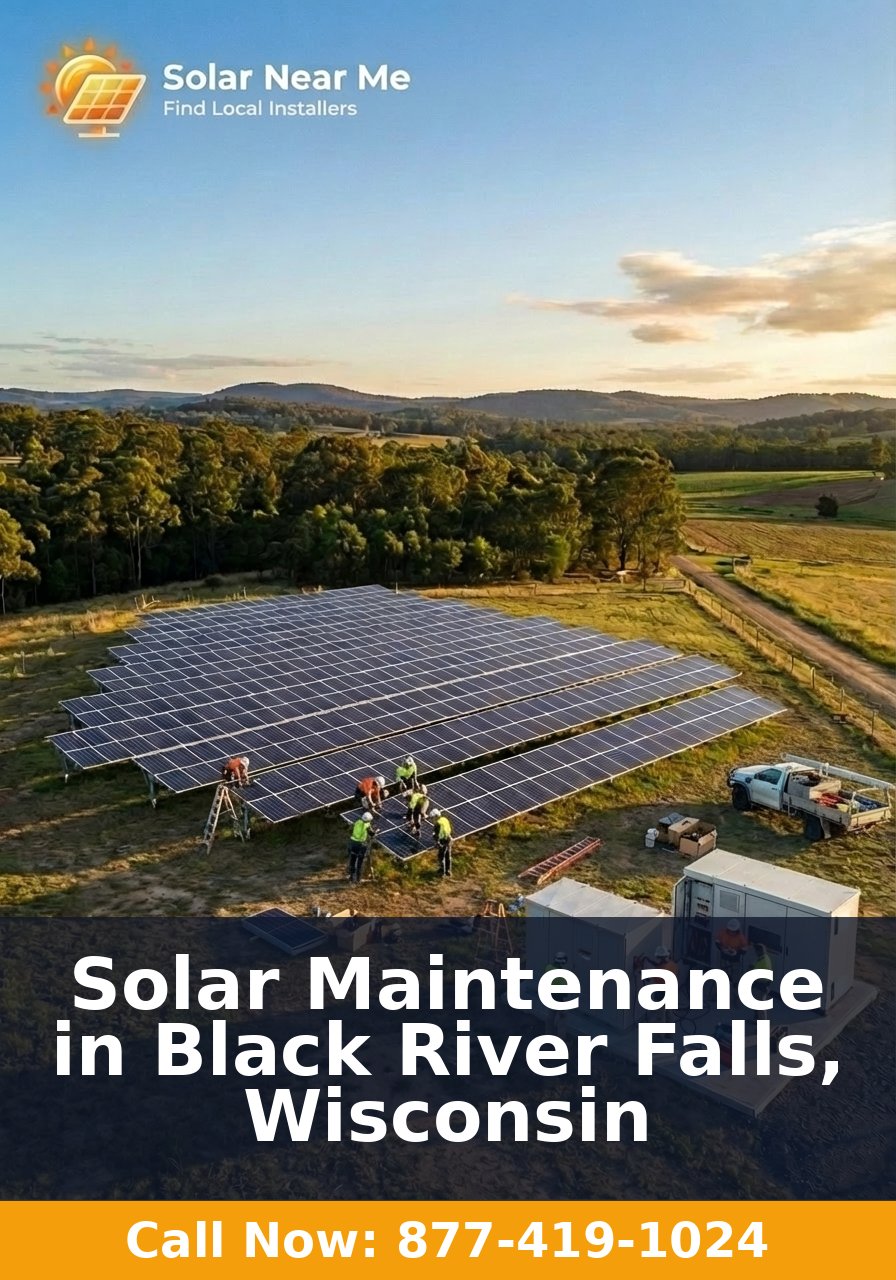 Solar Maintenance in Black River Falls, Wisconsin