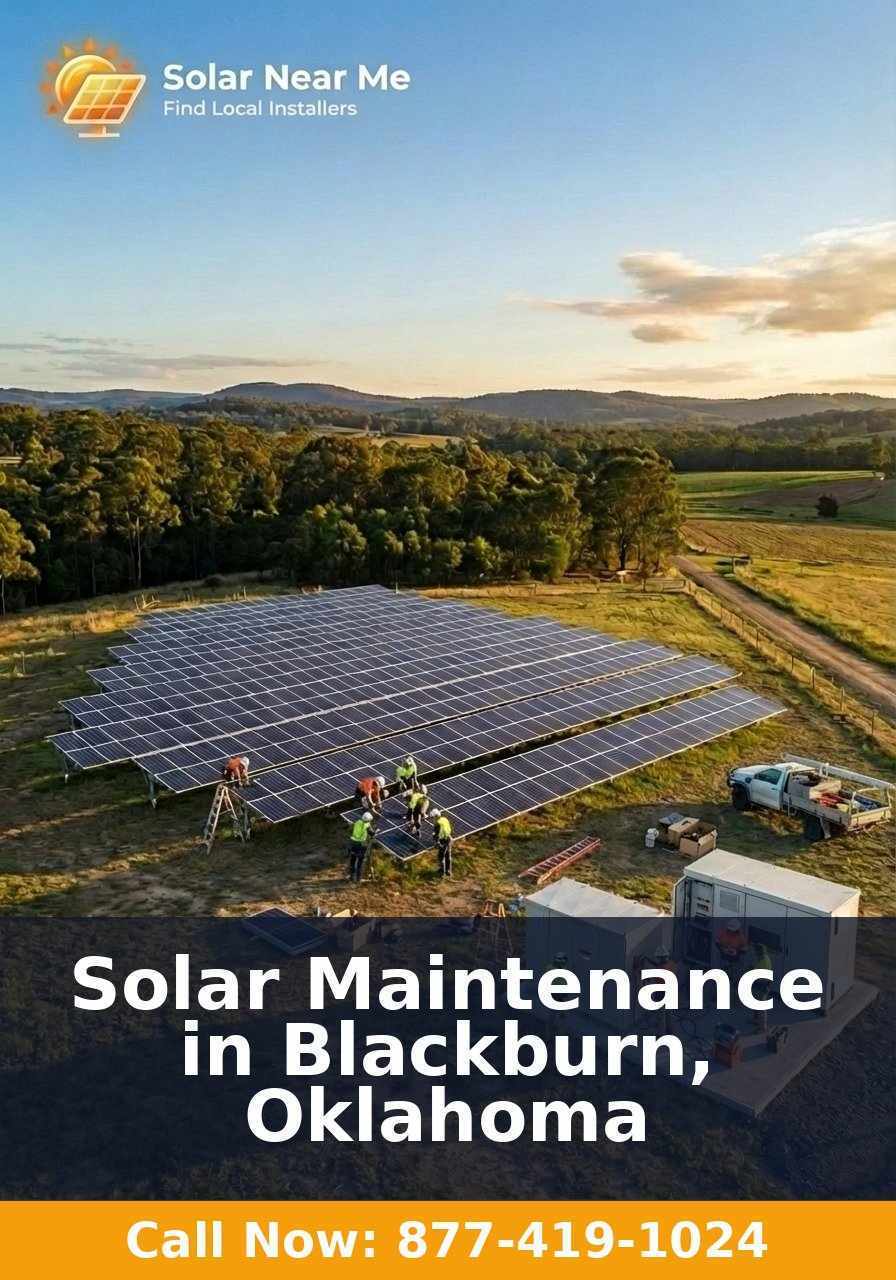 Solar Maintenance in Blackburn, Oklahoma