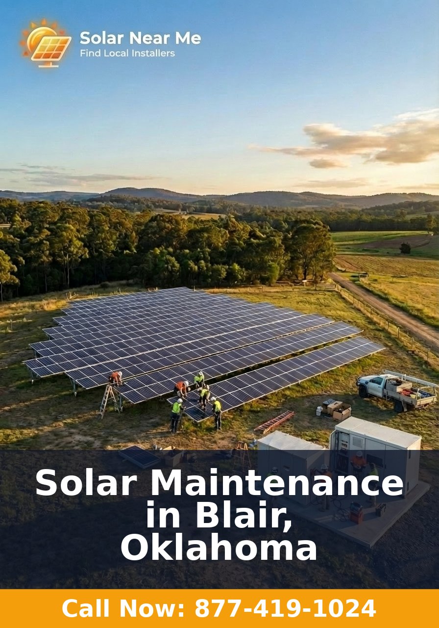 Solar Maintenance in Blair, Oklahoma