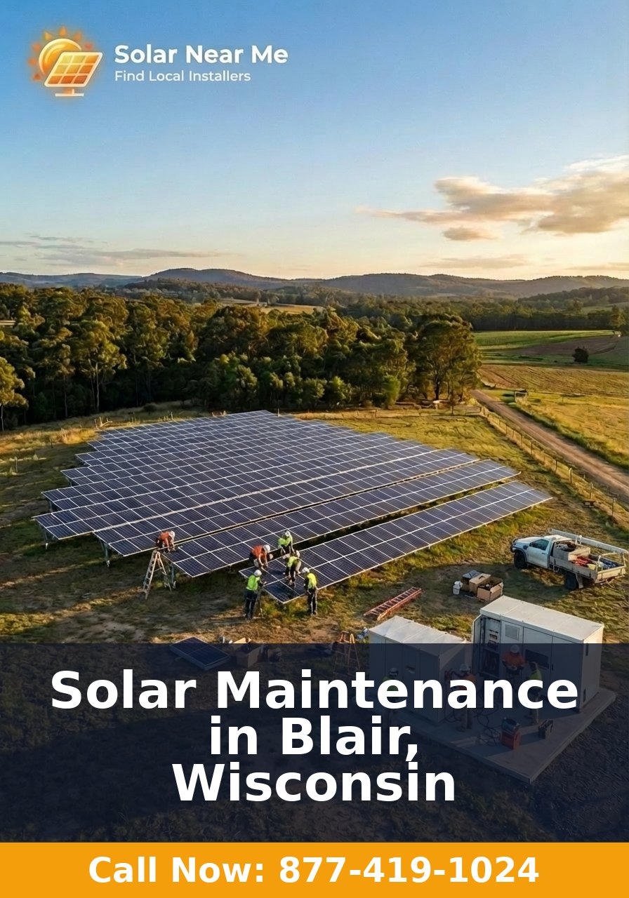 Solar Maintenance in Blair, Wisconsin