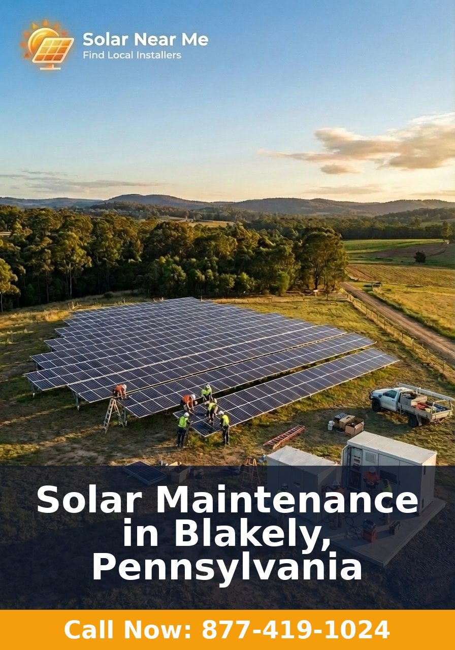 Solar Maintenance in Blakely, Pennsylvania