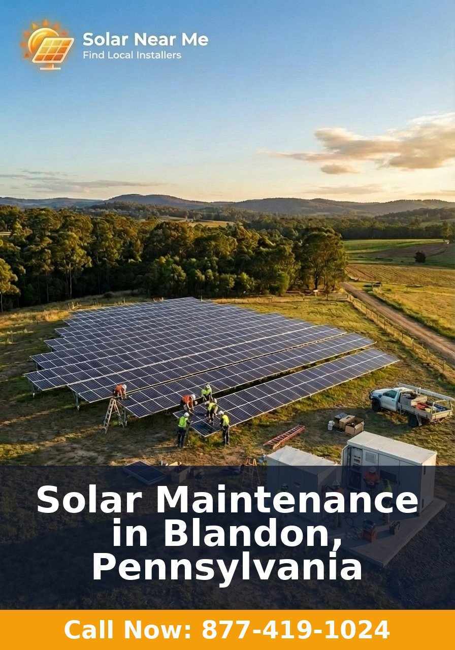 Solar Maintenance in Blandon, Pennsylvania