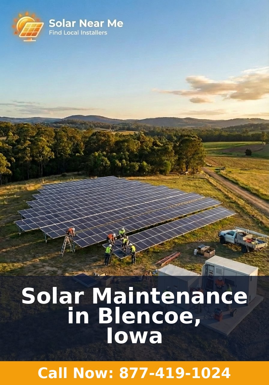 Solar Maintenance in Blencoe, Iowa