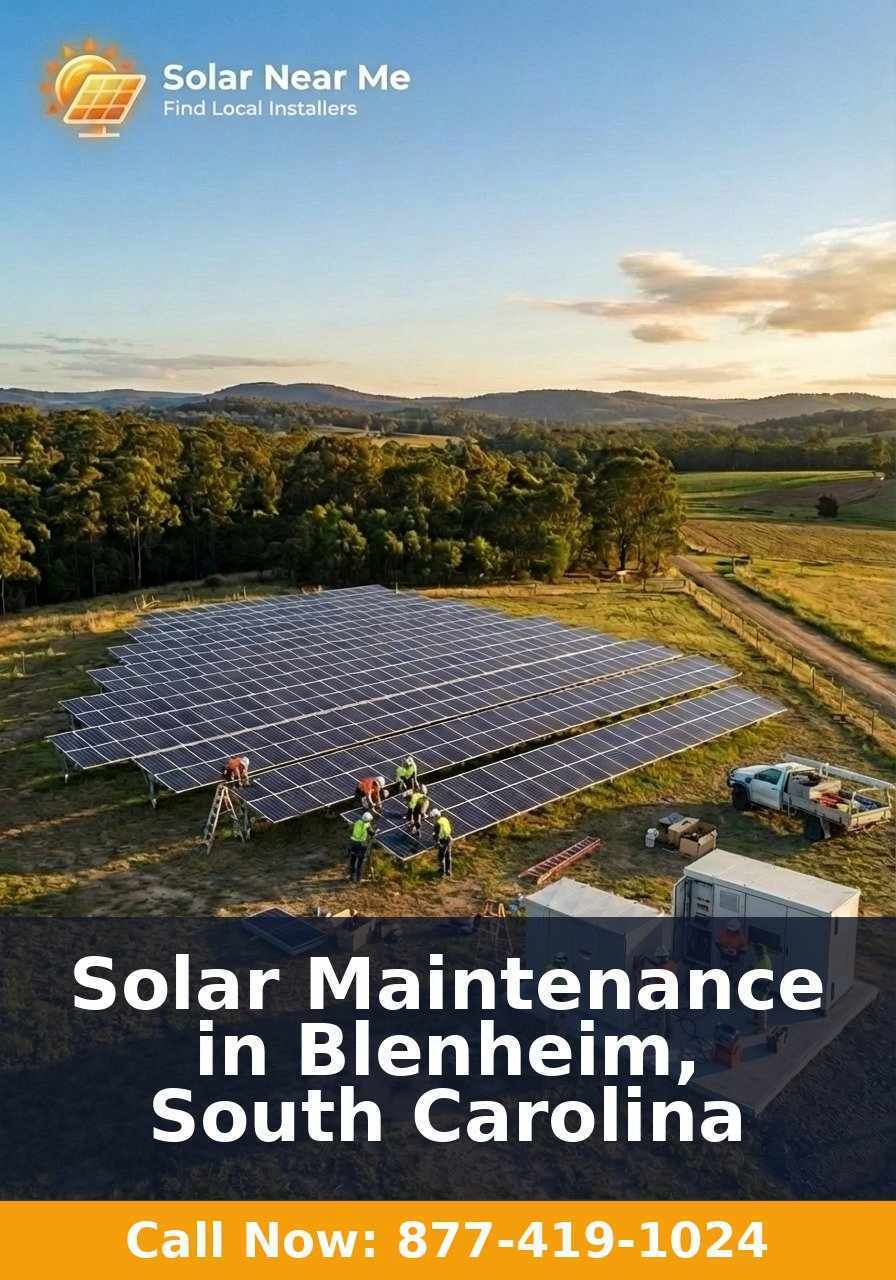 Solar Maintenance in Blenheim, South Carolina