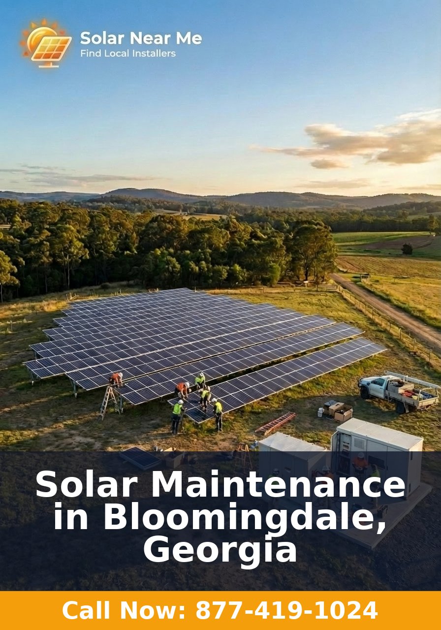 Solar Maintenance in Bloomingdale, Georgia