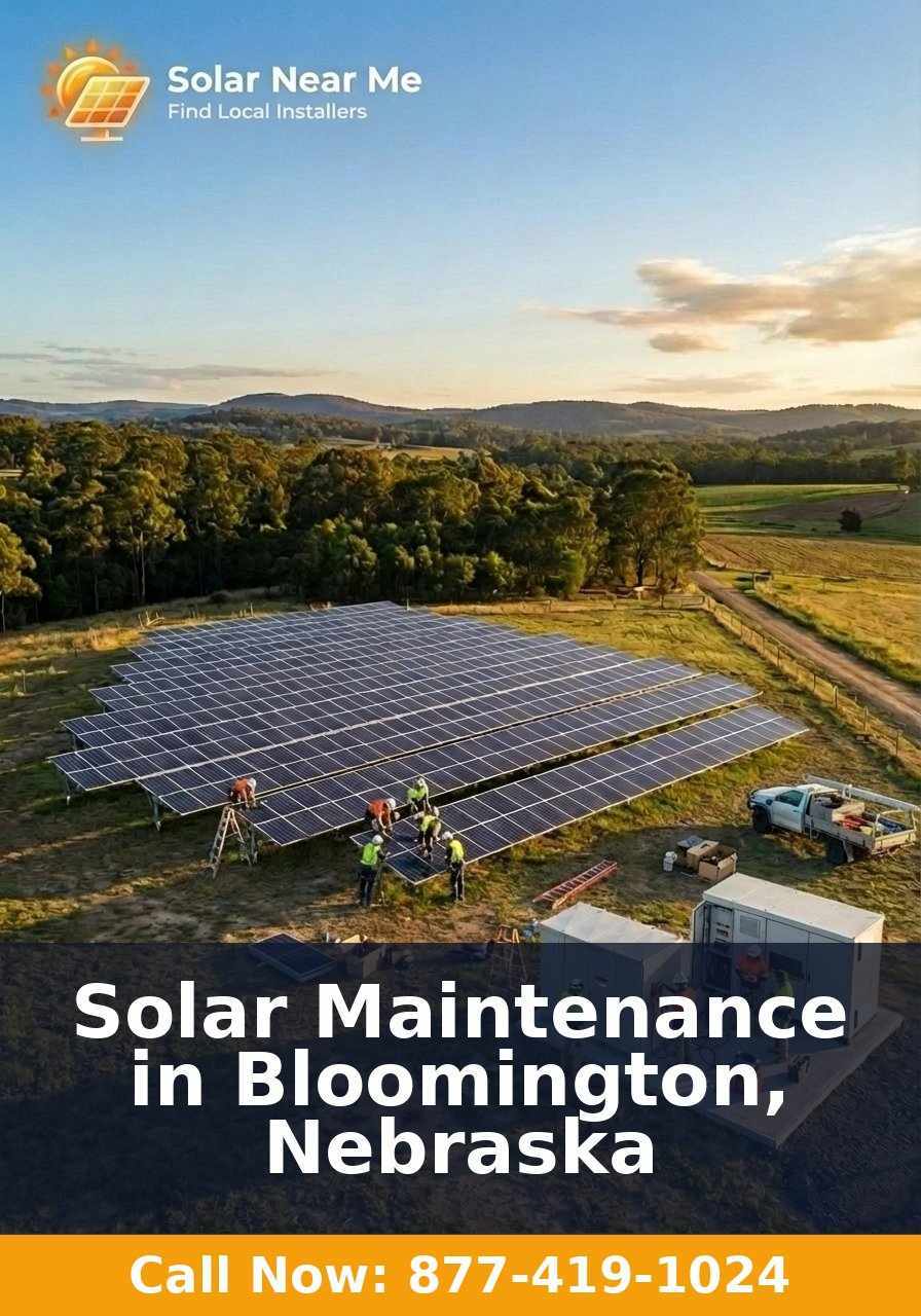 Solar Maintenance in Bloomington, Nebraska