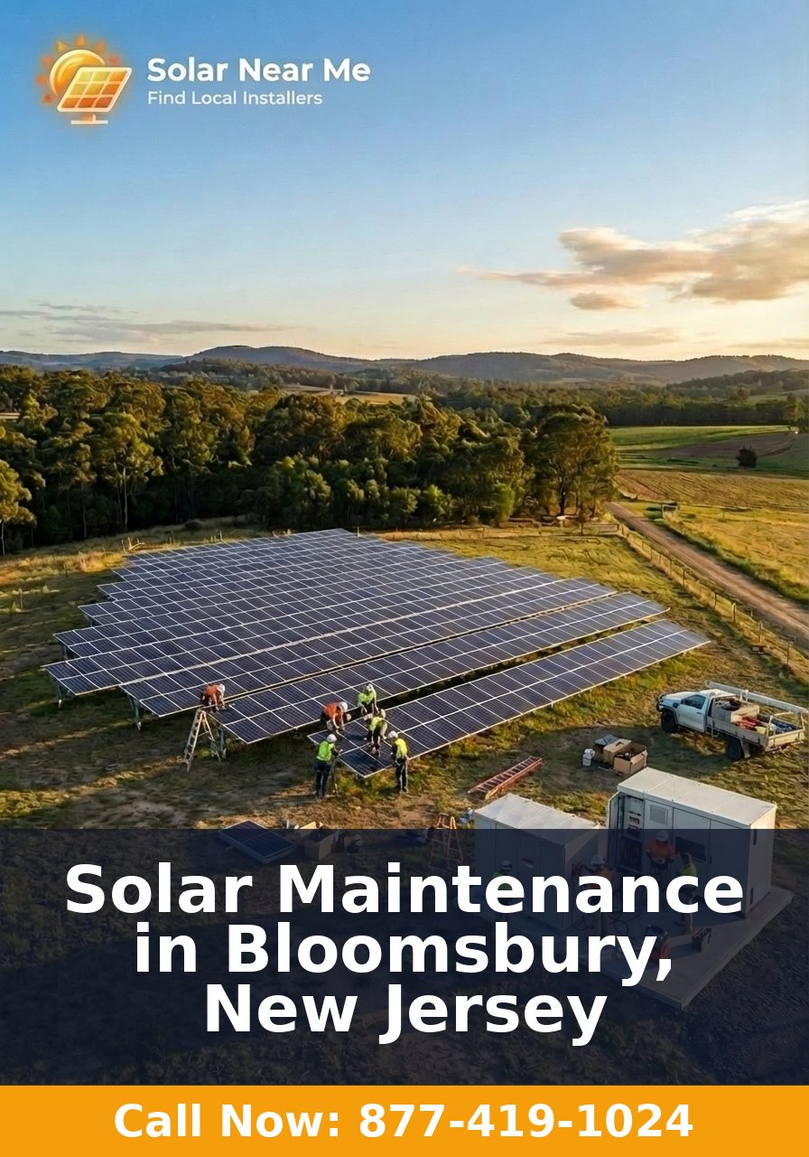 Solar Maintenance in Bloomsbury, New Jersey