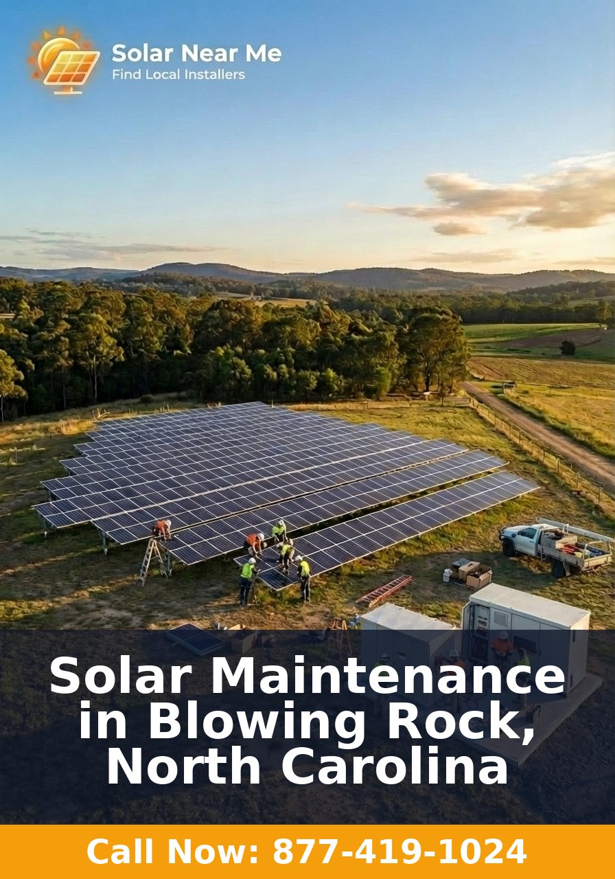 Solar Maintenance in Blowing Rock, North Carolina