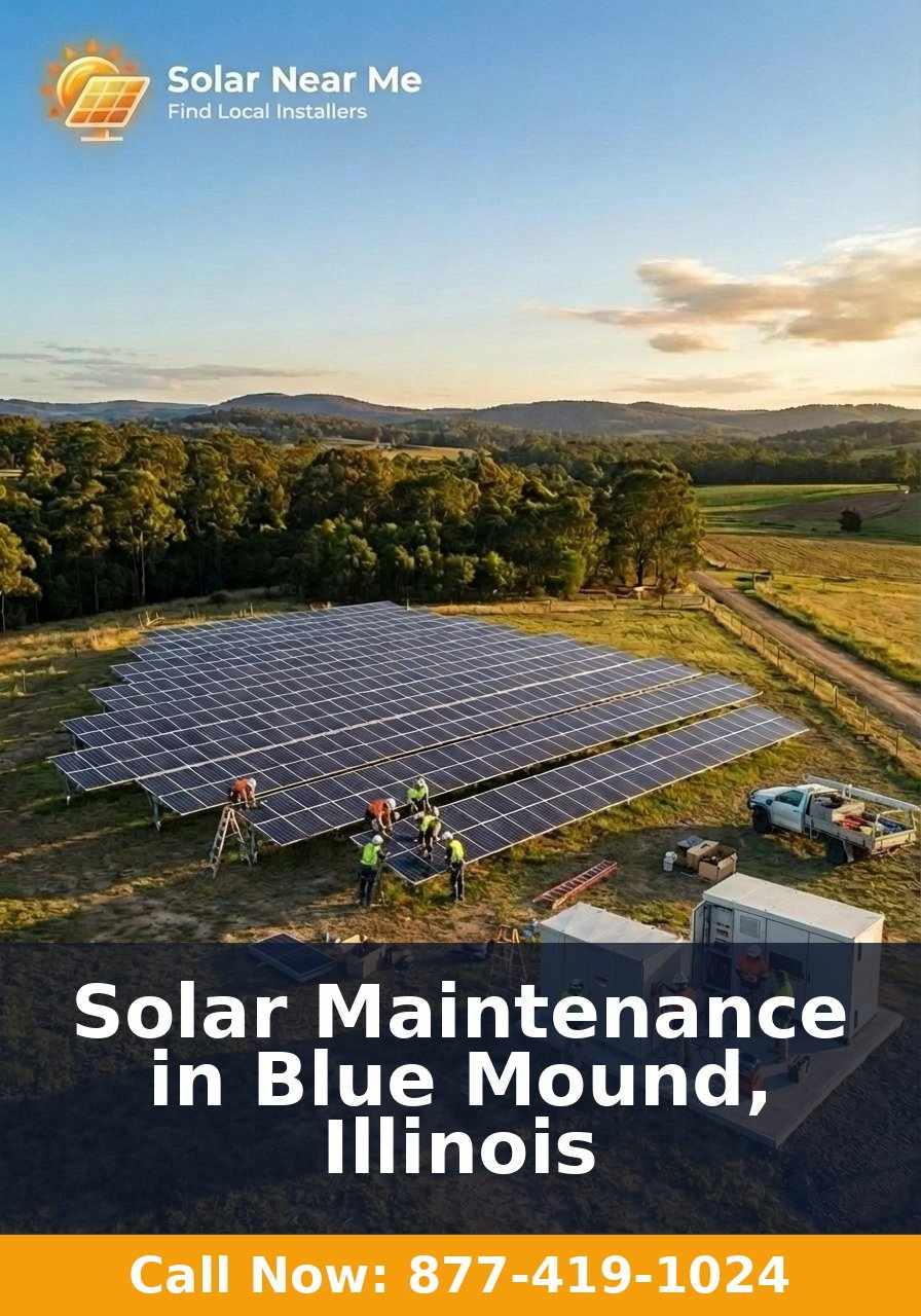 Solar Maintenance in Blue Mound, Illinois