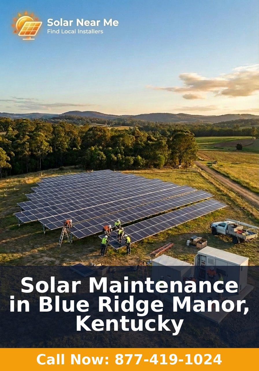 Solar Maintenance in Blue Ridge Manor, Kentucky