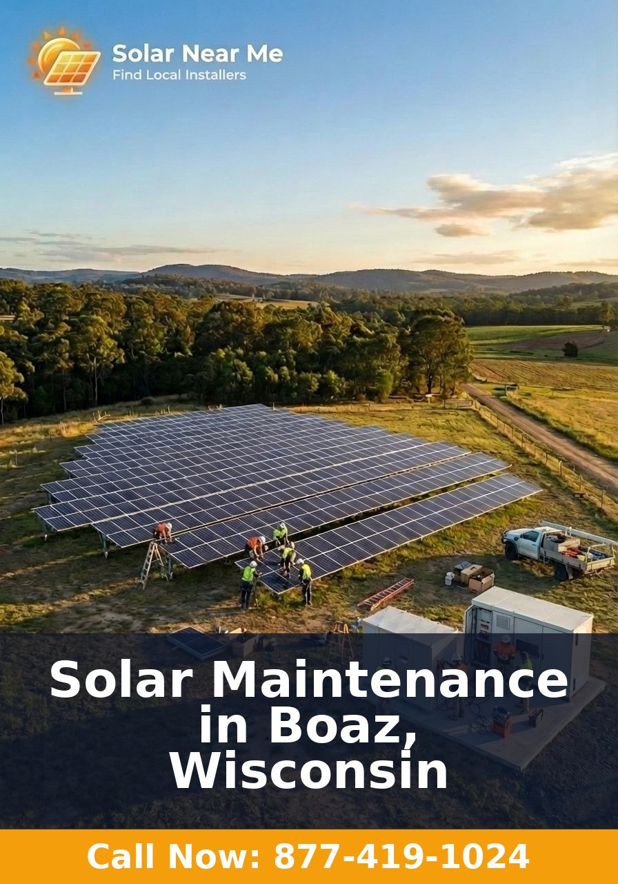 Solar Maintenance in Boaz, Wisconsin
