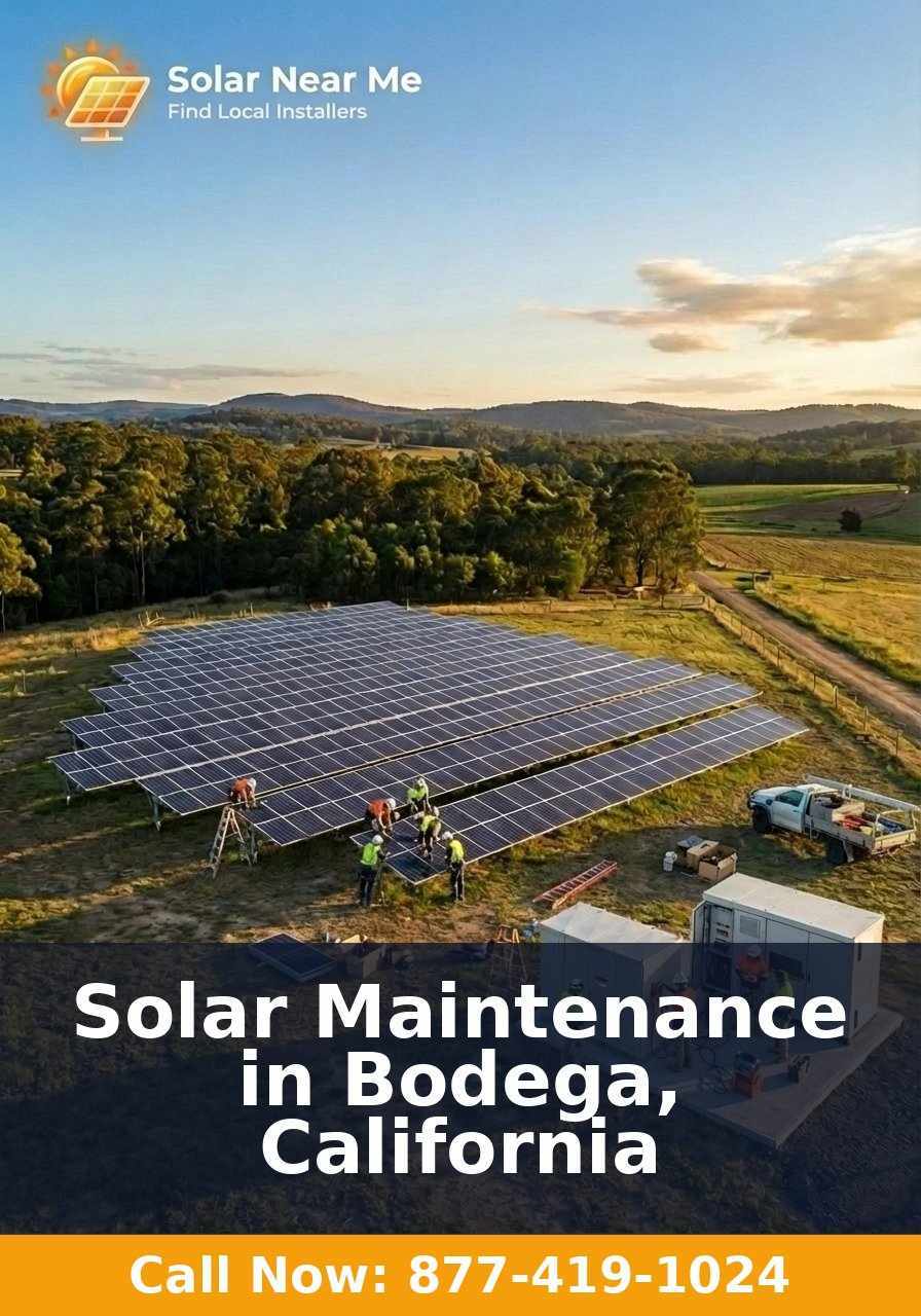 Solar Maintenance in Bodega, California