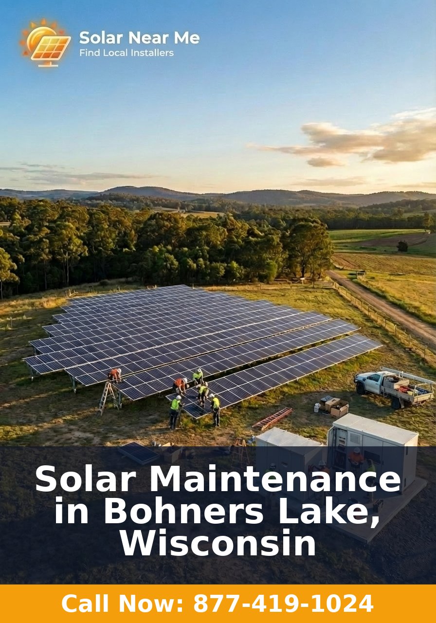 Solar Maintenance in Bohners Lake, Wisconsin