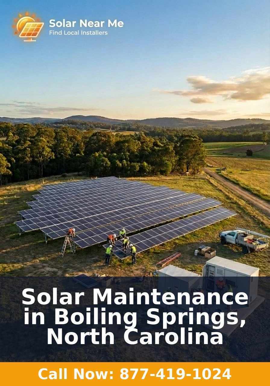 Solar Maintenance in Boiling Springs, North Carolina