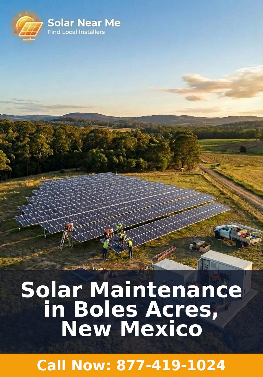 Solar Maintenance in Boles Acres, New Mexico