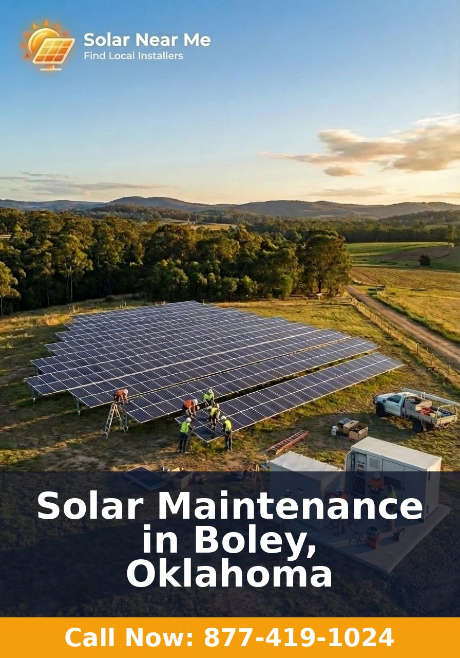 Solar Maintenance in Boley, Oklahoma