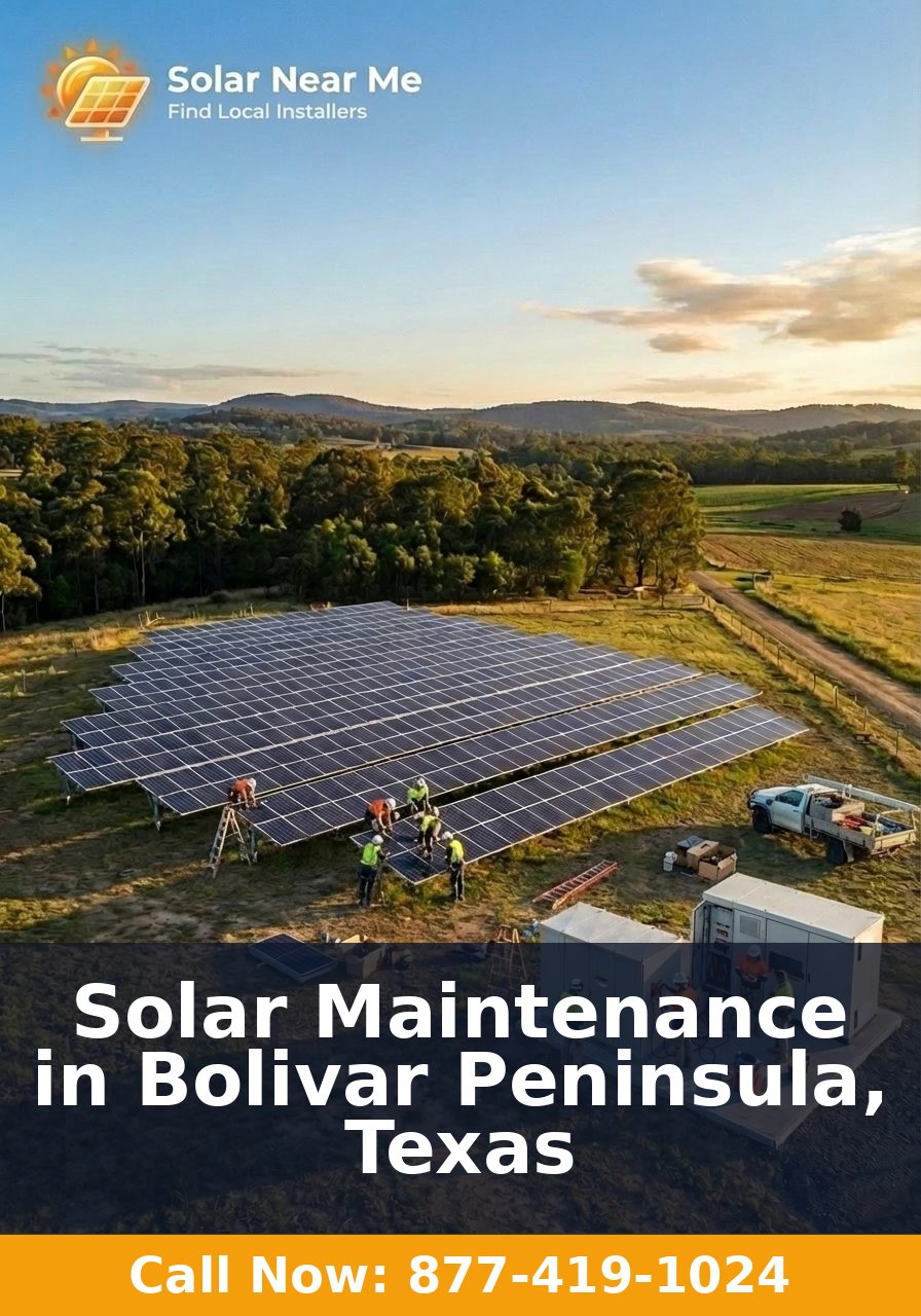 Solar Maintenance in Bolivar Peninsula, Texas