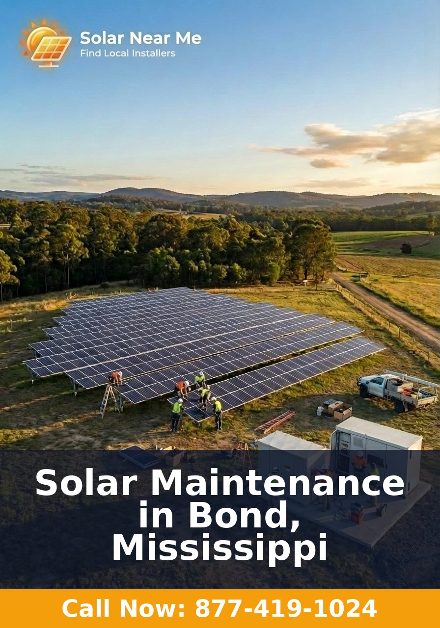 Solar Maintenance in Bond, Mississippi