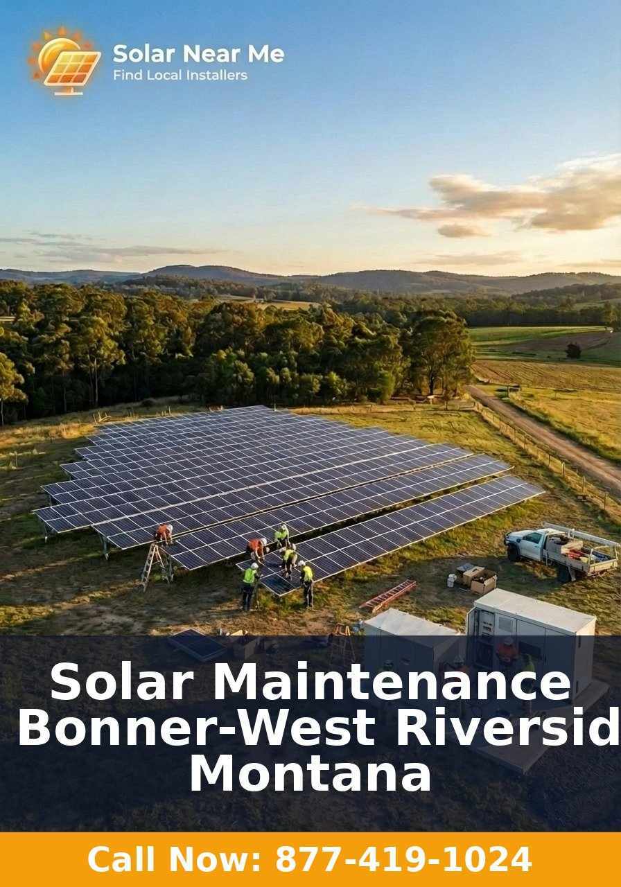 Solar Maintenance in Bonner-West Riverside, Montana