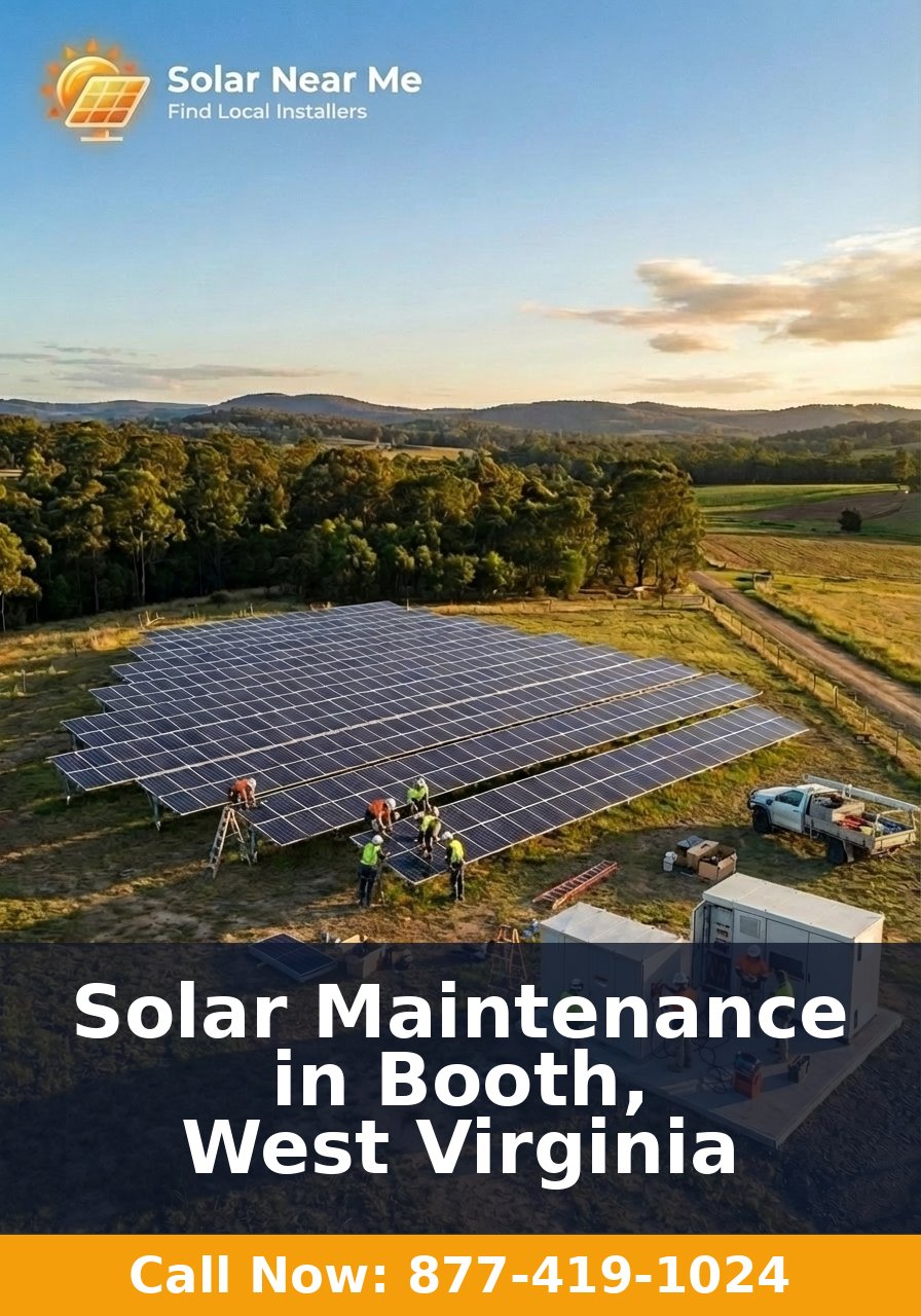Solar Maintenance in Booth, West Virginia