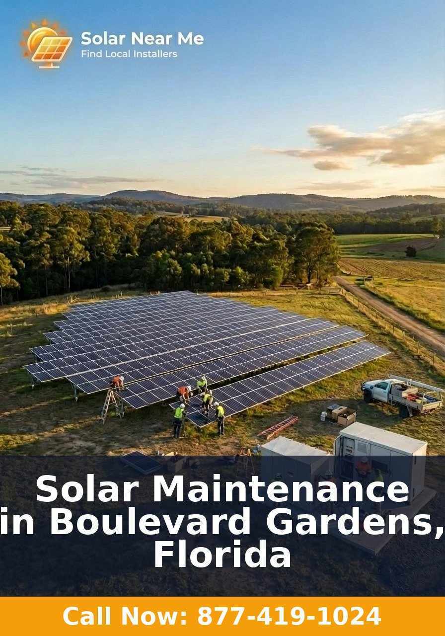 Solar Maintenance in Boulevard Gardens, Florida