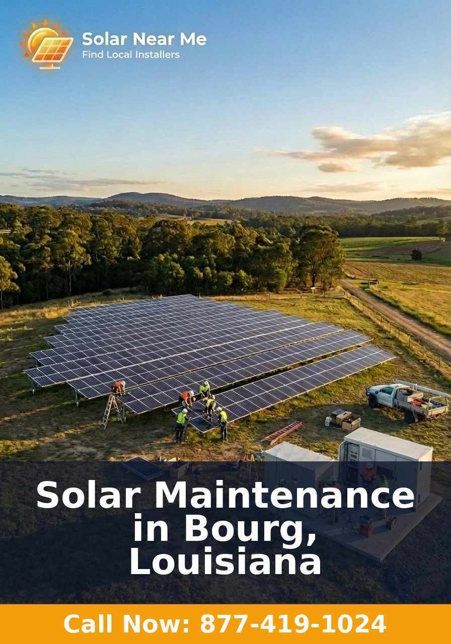 Solar Maintenance in Bourg, Louisiana